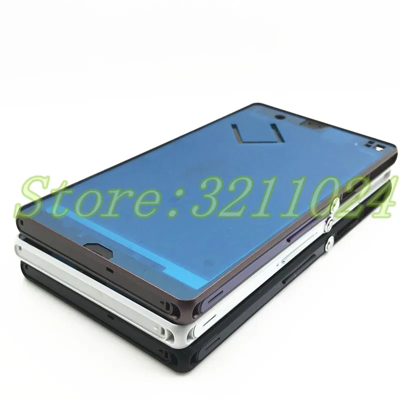 Новый оригинальный дисплей для Sony Xperia Z L36H LT36 C6603 передняя рамка панель средняя