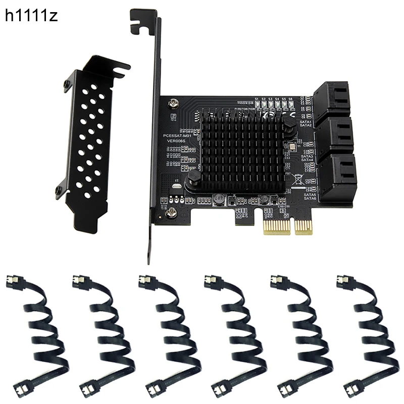 Marvell 88SE9215 Чип 6 портов SATA 3 0 для расширения PCIe PCI express адаптер конвертер с