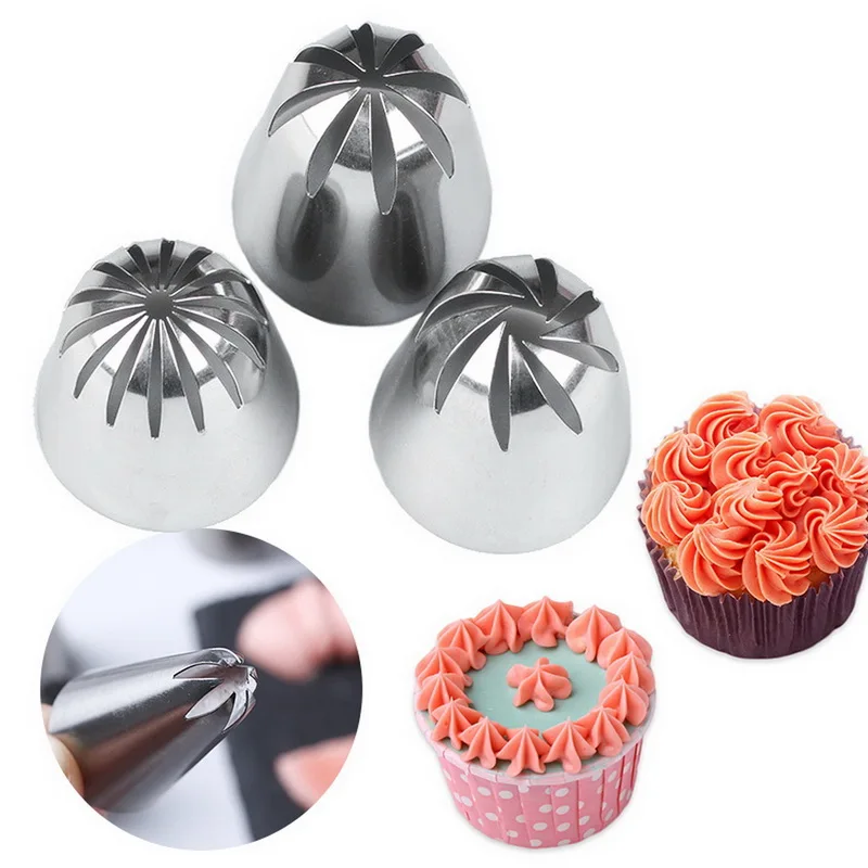 4 шт./компл. большой торт насадка для крема Обледенение инструменты