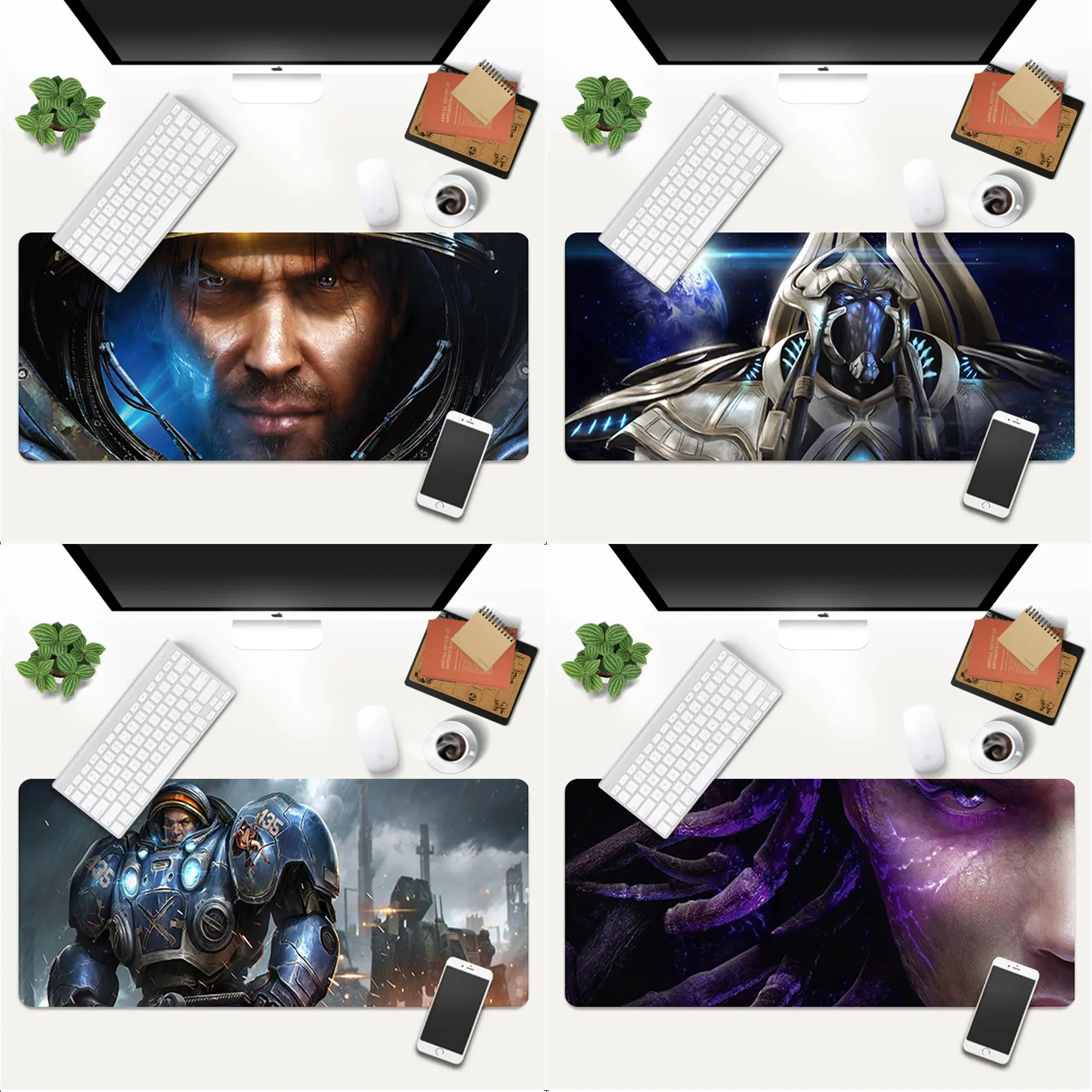 

Резиновый коврик MaiYaCa простой дизайн Starcraft для мыши игровой коврик для мыши xl xxl 800x300 мм для Lol world of warcraft