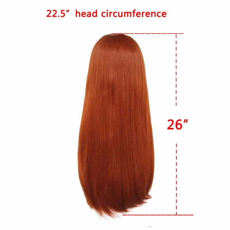 Ebingoo Hair cap+ белый высокотемпературное волокно Peruca Perruque натуральный прямой длинный синтетический парик с челкой для женщин