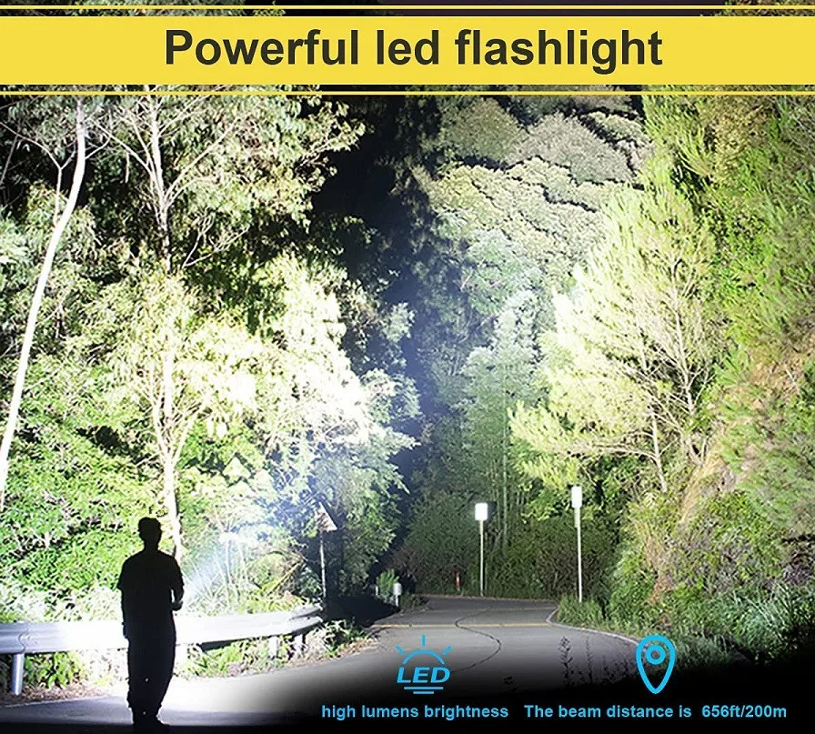 Мощная светодиодная тактическая Вспышка высокой яркости 3 режима масштабируемый