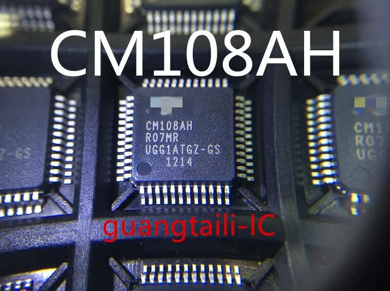 

5PCS CM108AH CM108 LQFP-48 USB sound card chip USB decoding chip New original parts