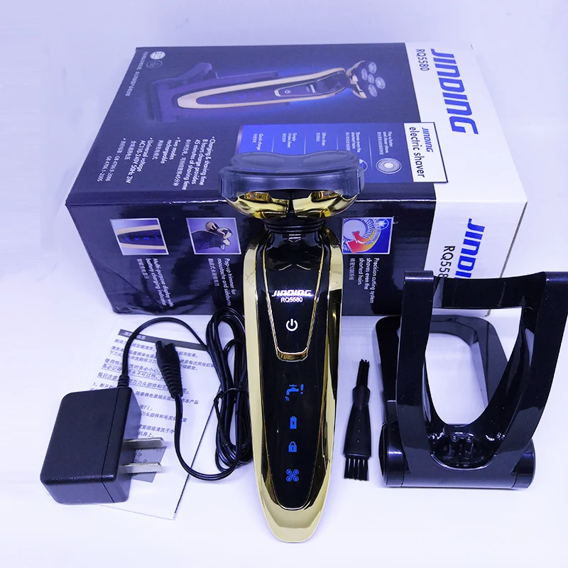 

3D Folating Electric Shaver Professional Male Razor Whole Body Washable Beard Trimmer Multiple-choice Shaving Machine Kit 38
