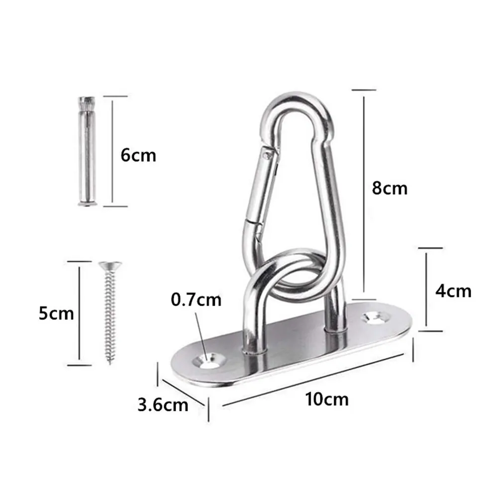 

Hammock Chair Furniture Hanging Kit 304 Stainless Steel Heavy Duty Sturdy Hook Mounting Kit For Swing Chair Yoga Exercise