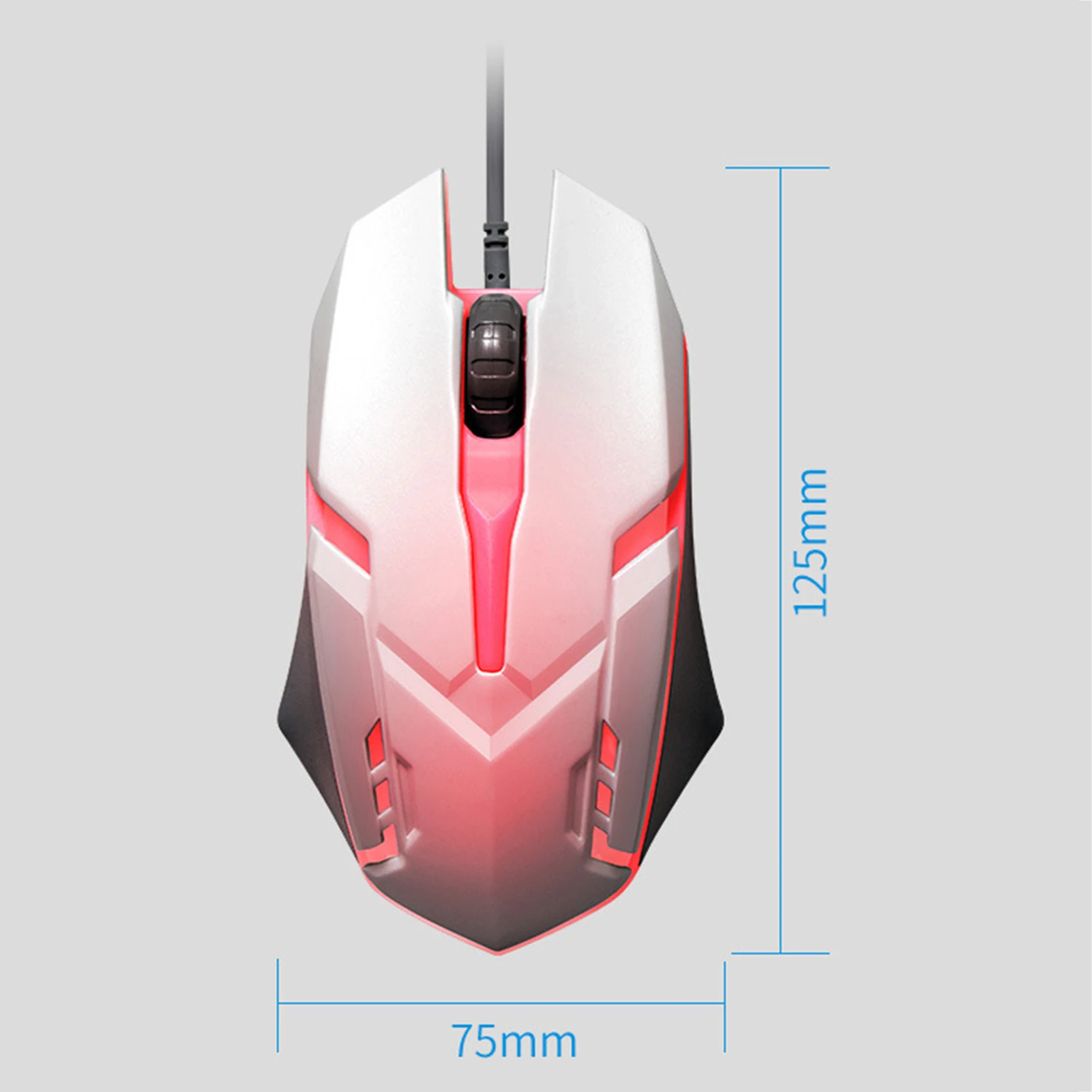 

Luminous Wired Gaming Keyboard Mouse Set with USB Interface Computer Accessories