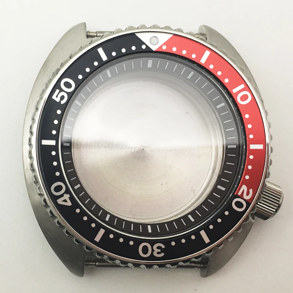 Мужские часы 45 мм многоцветный чехол с внутренним кольцом-тенем skx007 skx009 316L стекло