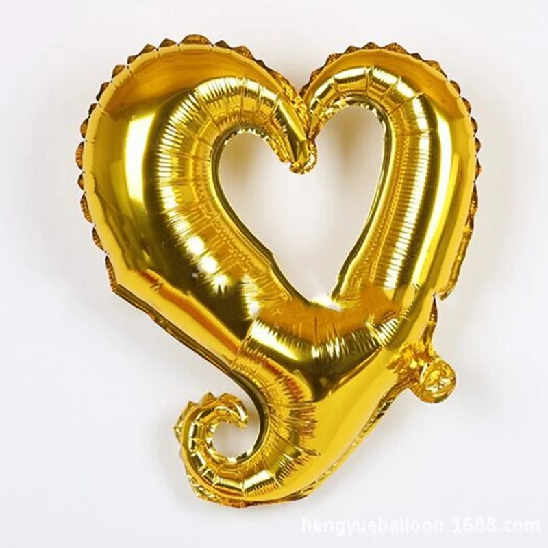 Свадебной комнаты украшение любящее сердце в форме сердца воздушные шары на День