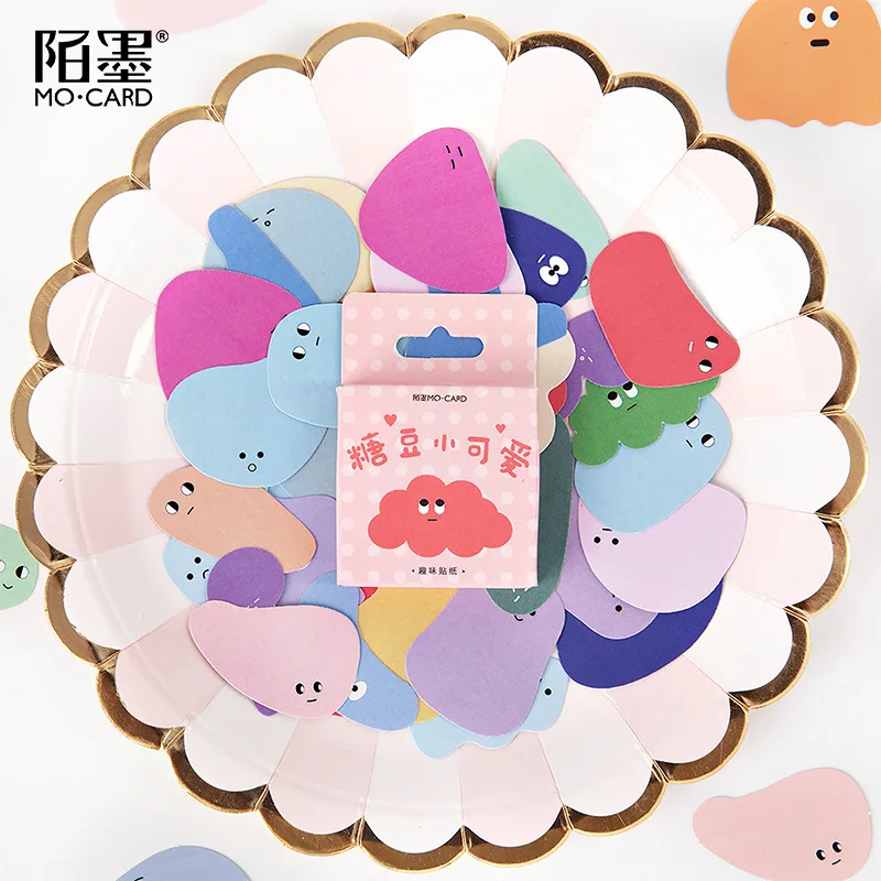 

46 шт./упак. Kawaii Cute Candy Thank You Card мини-наклейки альбом дневник в стиле Скрапбукинг этикетка стикер канцелярские школьные принадлежности n820