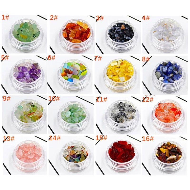 

10 pieces of aquamarine roll off gravel stone treatment aura crystal stone DIY jewelry making accessories tool