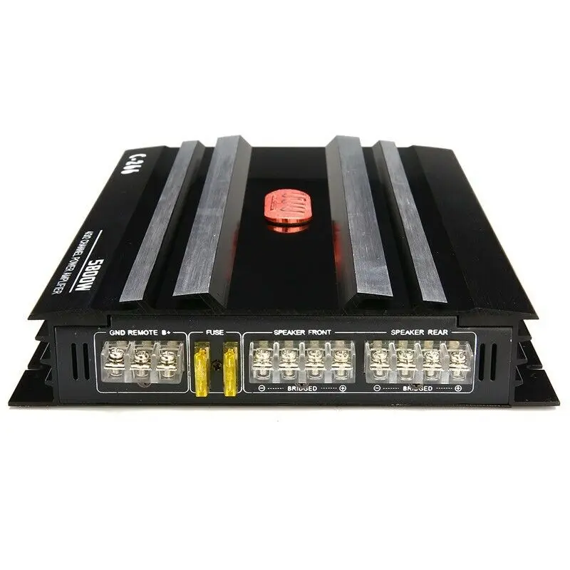 12V 5800W 4 канальный автомобильный усилитель Динамик Мощность аудио усилители