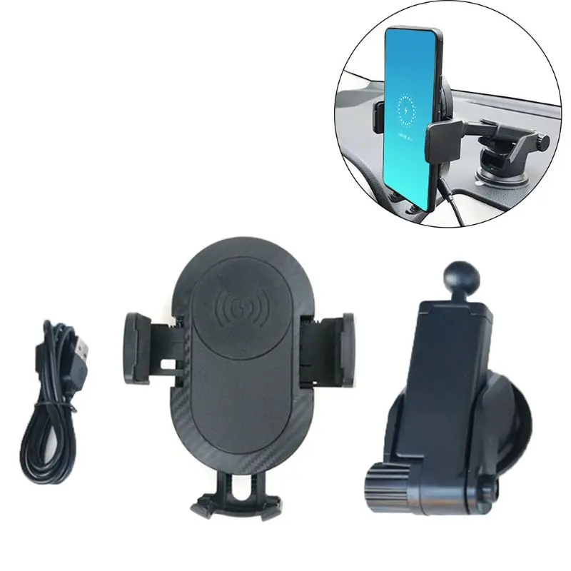 

Wireless Car Charger, 2 in 1 10W Fast Wireless Charger Air Vent & Bracket Phone Y5GF