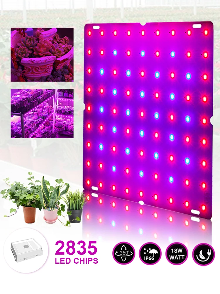 

LED Grow Light 265V SMD 2835 Lamp Beads Quantum Board Growth Lighting Phytolamp For Plants Full Spectrum Hydroponics Plant Lamp