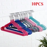10pcslot stainless clothing hanger racks portable household clothes dress organizer non slip outdoor dry clothes hanging rack