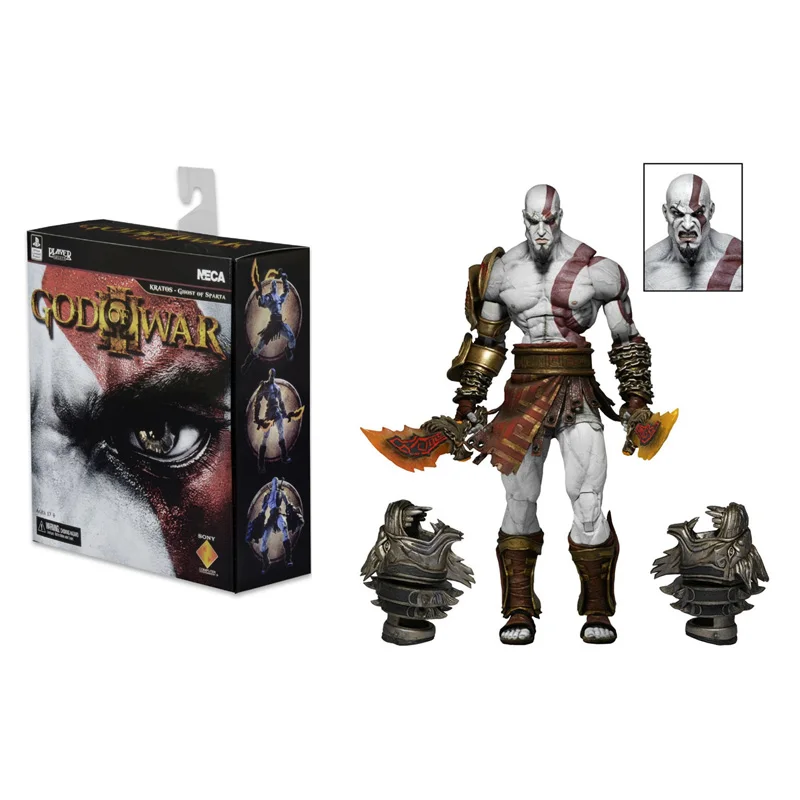 NECA God of War 3 Ultimate Kratos 7 &quotфигурка 1:12 Game Collection Art Box | Игрушки и хобби
