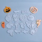 Хэллоуин, тыква, череп, призрак, искусственные кристаллы, украшение для комнаты, ручная работа