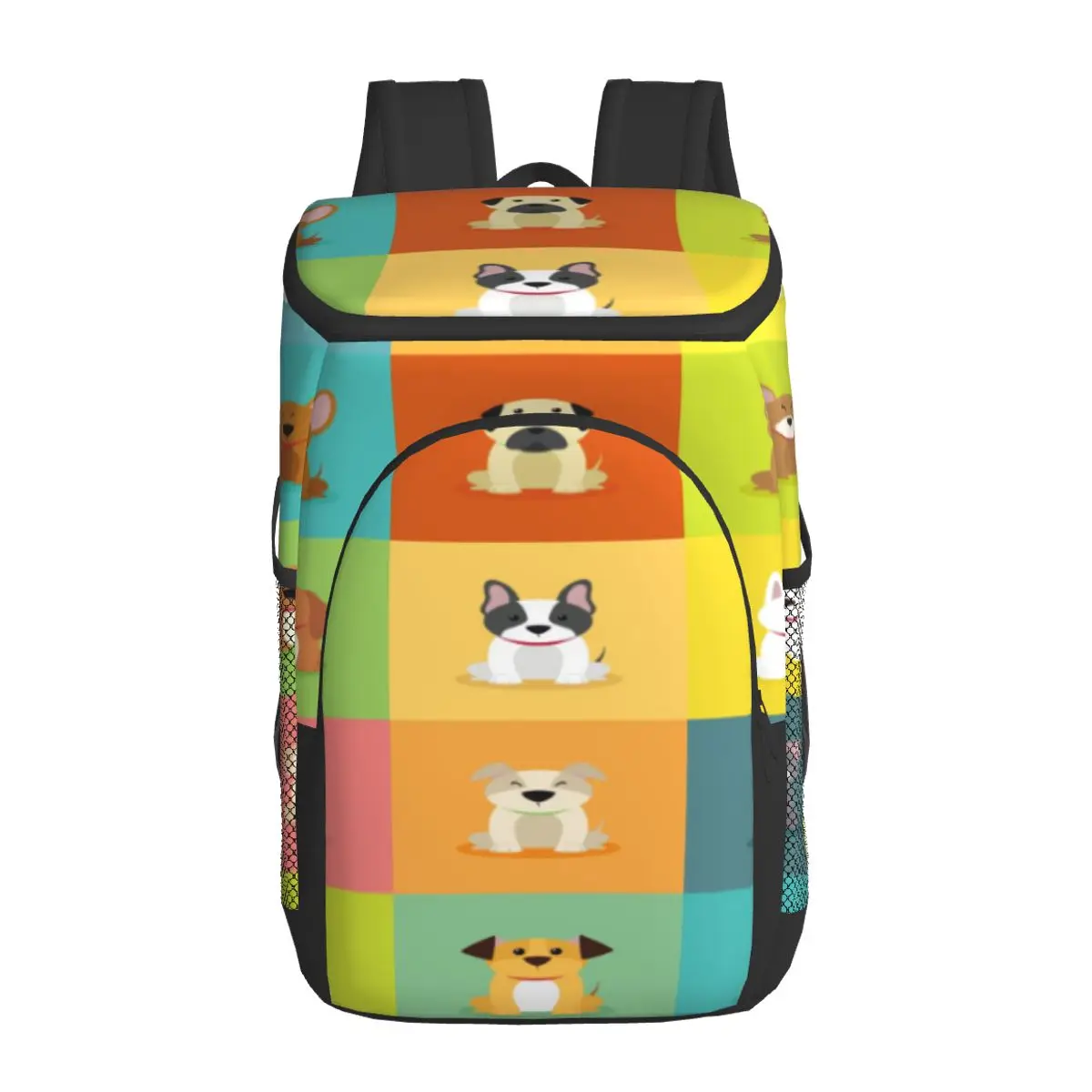 refrigerator bag abstract cute dogs soft large insulated cooler backpack thermal fridge travel beach beer bag free global shipping
