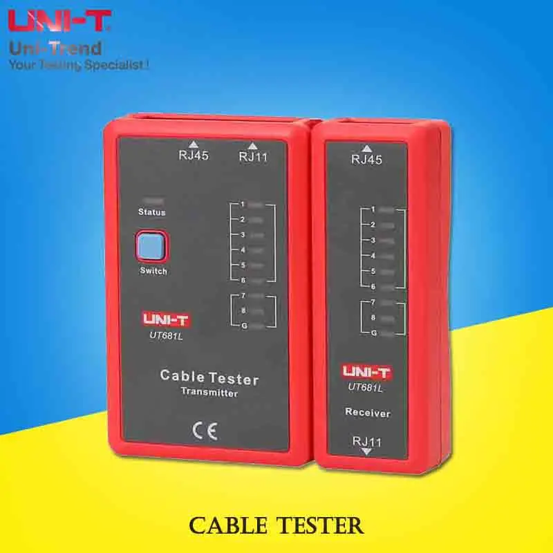 UNI T UT681L/UT681C/UT681HDMI кабельный тестер Телефонная линия/Сетевая линия проверки/Ethernet