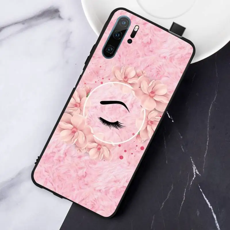 

Eyelash Makeup Lip sexy girl Phone Case For Huawei honor Mate P 10 20 30 40 Pro 10i 9 10 20 8 x Lite