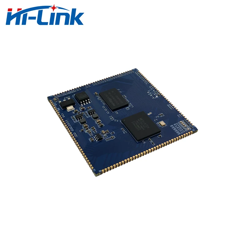 Free Shipping 2pcs/lot HLK-7621 Gigabit GbE 1000Mbps Router Module Openwrt Firmware DDR2 256Mbytes with MT7621A Chip PCIE Port |