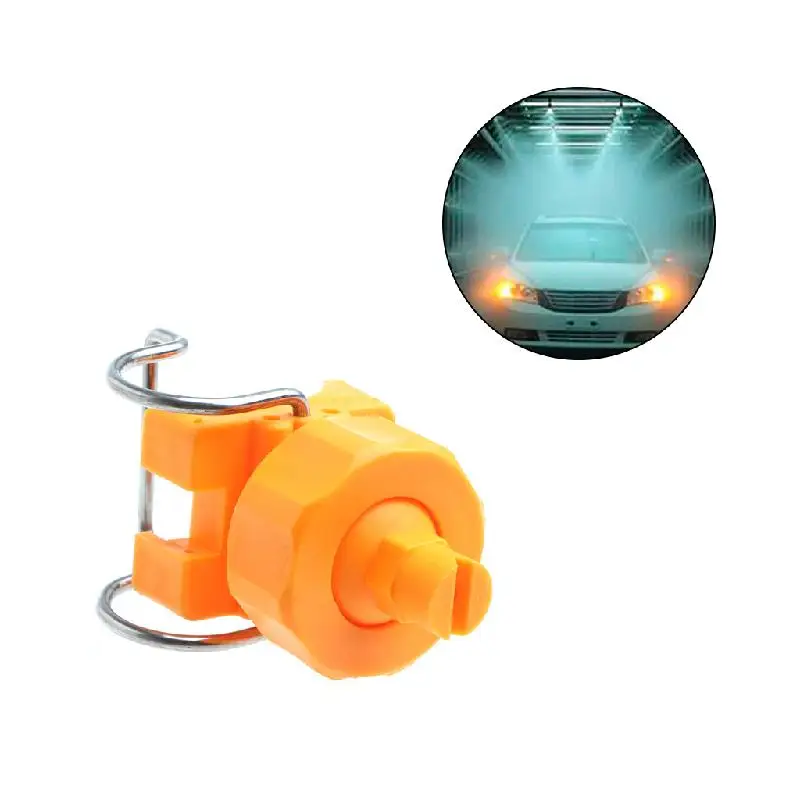 

3/4" Adjustable Ball Flat Fan Full Cone Clamp Clip Nozzle Watering Irrigation