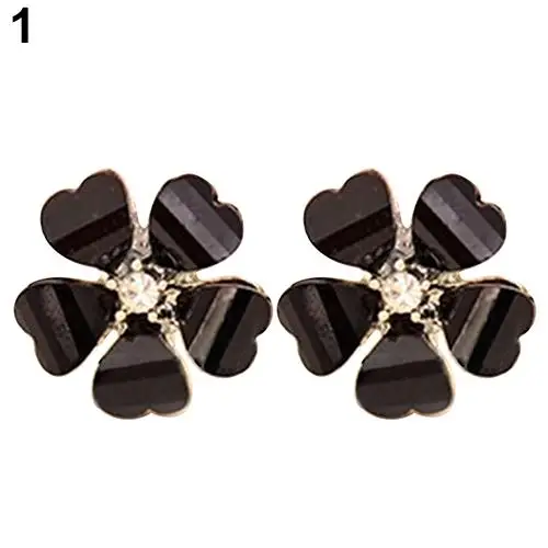 1 пара женские серьги гвоздики со стразами|Серьги-гвоздики| |