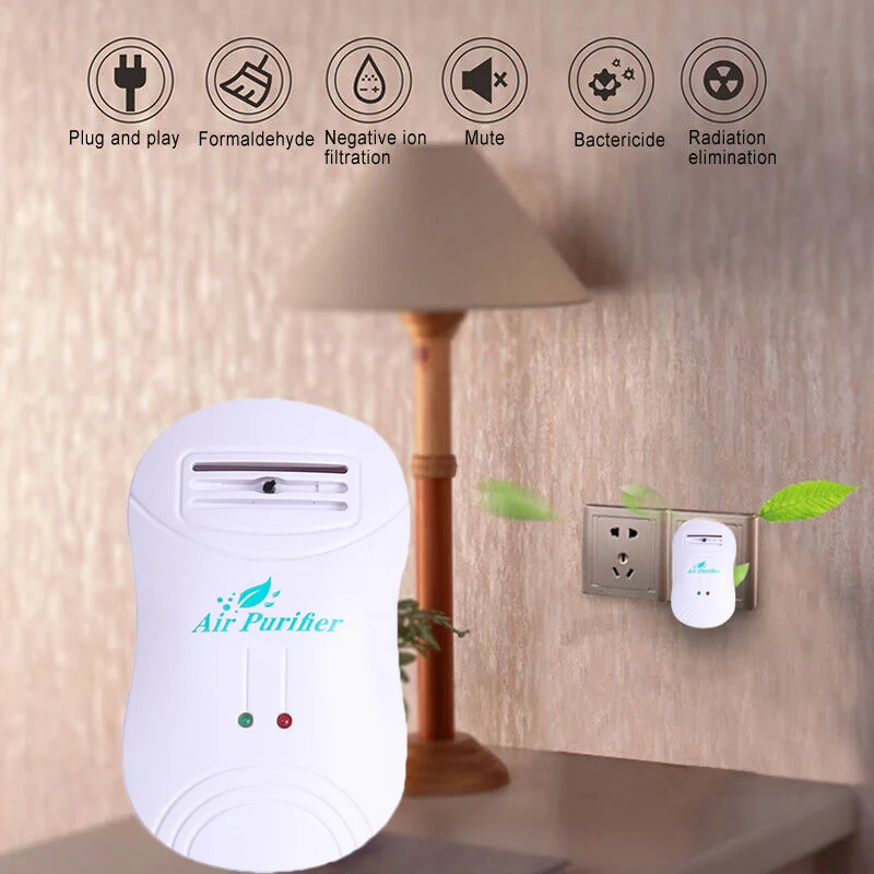 Мини очиститель воздуха освежитель вставной запах воздушный фильтр дыма