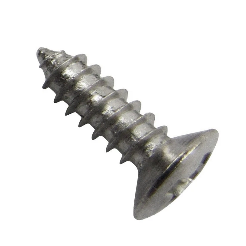 

200 Piece Bass And Guitar Pickguard Mounting Screws Scratch Plate, Silver And Black