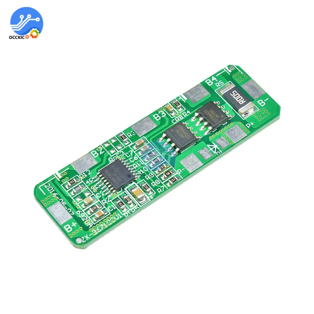 Bms 4S 18650 литий-ионный аккумулятор Защитная плата PCB BMS баланс 4,25-4,35 в до 2,3-3,0 в с защитой от перегрузки 4-5A recargable
