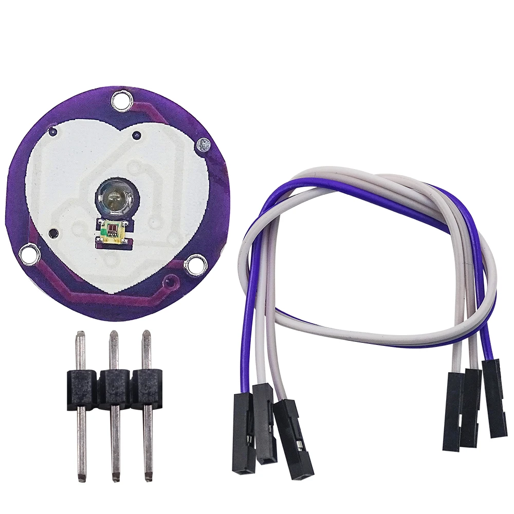 Пульсометр Pulsesensor датчик частоты сердечных сокращений для Arduino аппаратное