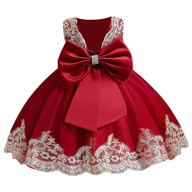 Летнее кружевное танцевальное платье для девочек на день рождения с цветами