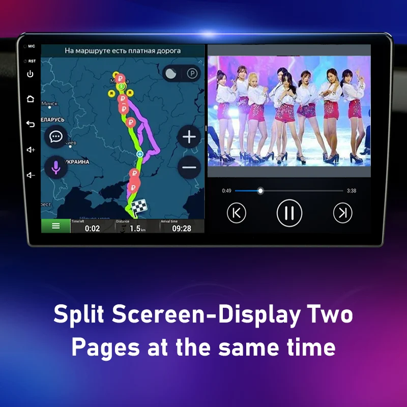 for peugeot 307 2002 2013 android 2 din car radio navigation multimedia 4g split screen mp5 dvd speaker stereo audio accessories free global shipping