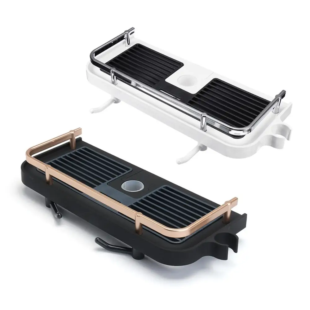 Прямоугольник из нержавеющей стали органайзер для ванной комнаты полки душа