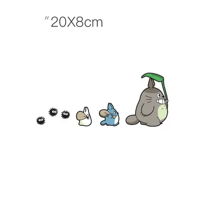Кавайная наклейка в виде моего соседа Тоторо для автомобиля велосипеда