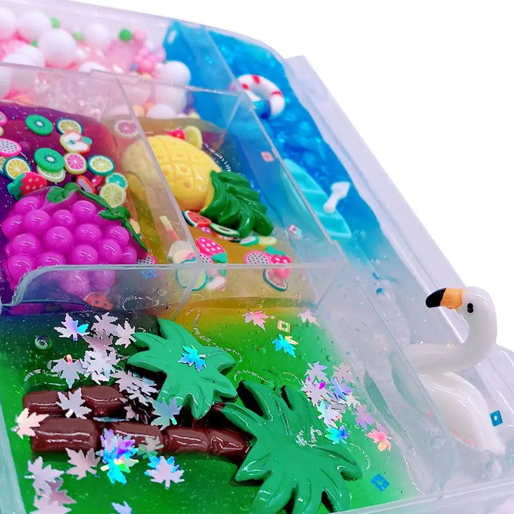 2019 смешивание DIY облако хлопок грязь Снеговик Кристалл пончик слайм