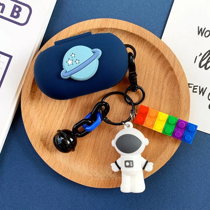Силиконовый чехол с милым астронавтом для Samsung Galaxy Buds / Plus наушников Bluetooth зарядки