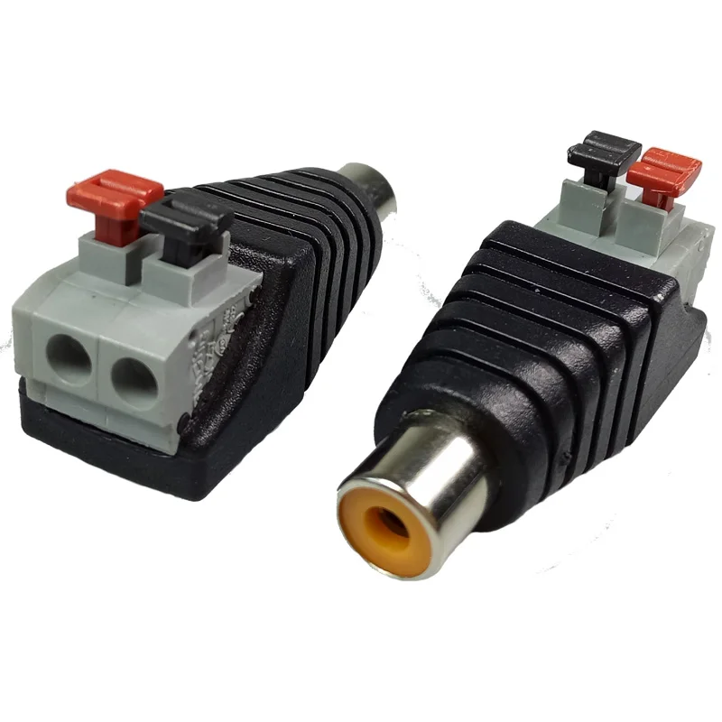 10 шт. разъем RCA AV для камеры видеонаблюдения | Безопасность и защита