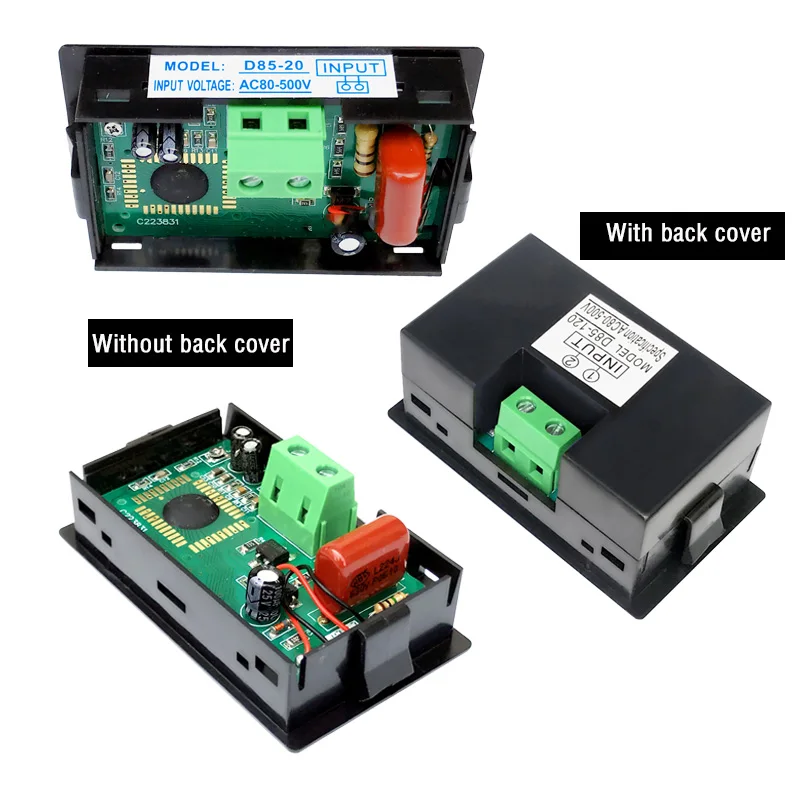 AC 80-500V voltmeter digital display 220V380V standard electric meter LCD electronic type D85-20 120 | Инструменты