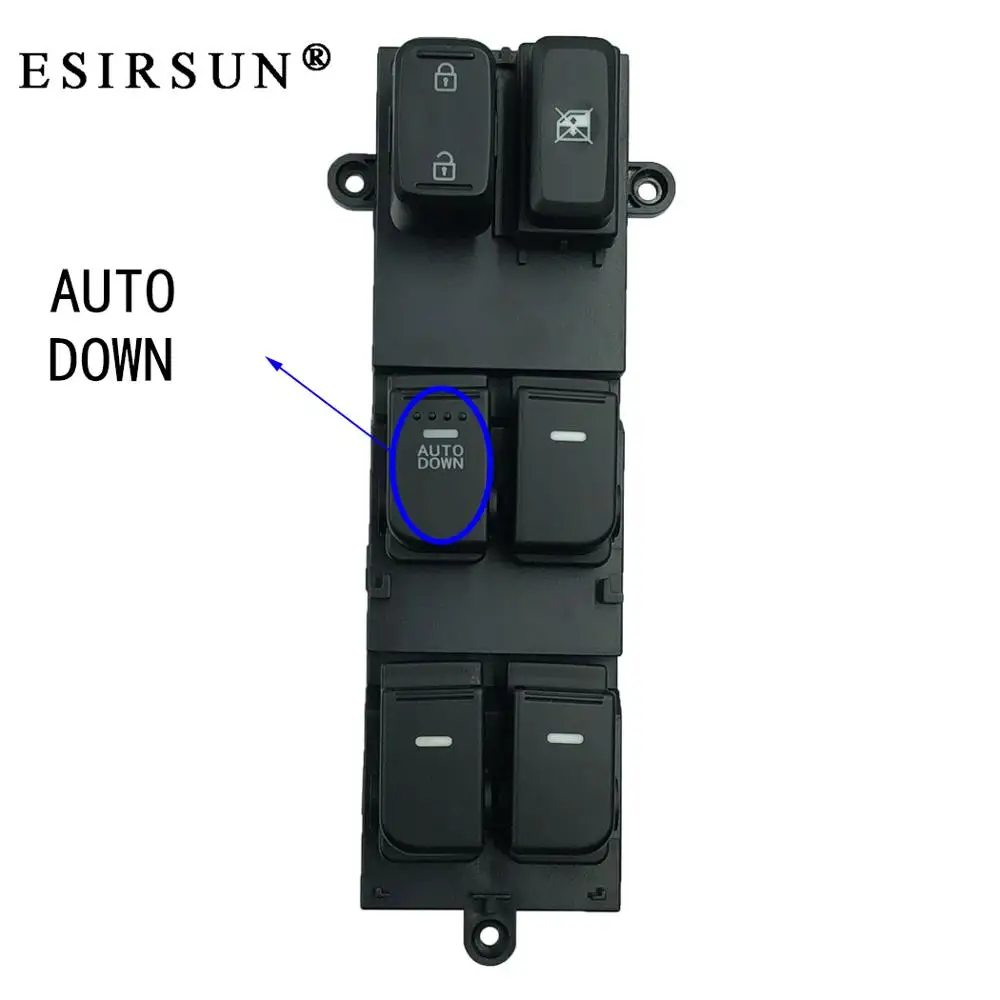 Переключатель Стеклоподъемника Esirsun для Kia Optima 2010 2011 2012 2013 93570 2T000|Переключатели и