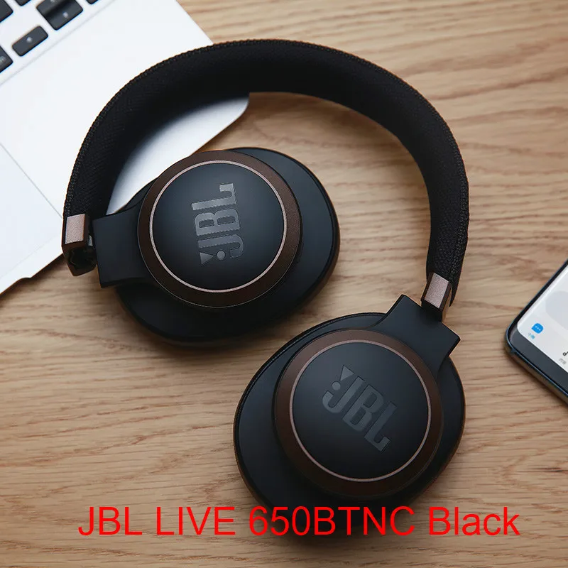 LIVE 650BTNC Black JBL LIVE 650BTNC Bluetooth наушники аудио шумоподавление AI Smart Voice беспроводные наушники для сотового телефона динамическая игровая гарнитура - Цвет: LIVE 650BTNC Black
