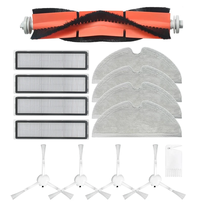 

For Dreame D9 Robot Vacuum Cleaner Replacement Accessories Main Brush Side Brush HEPA Filter Mop Cloth Spare Parts
