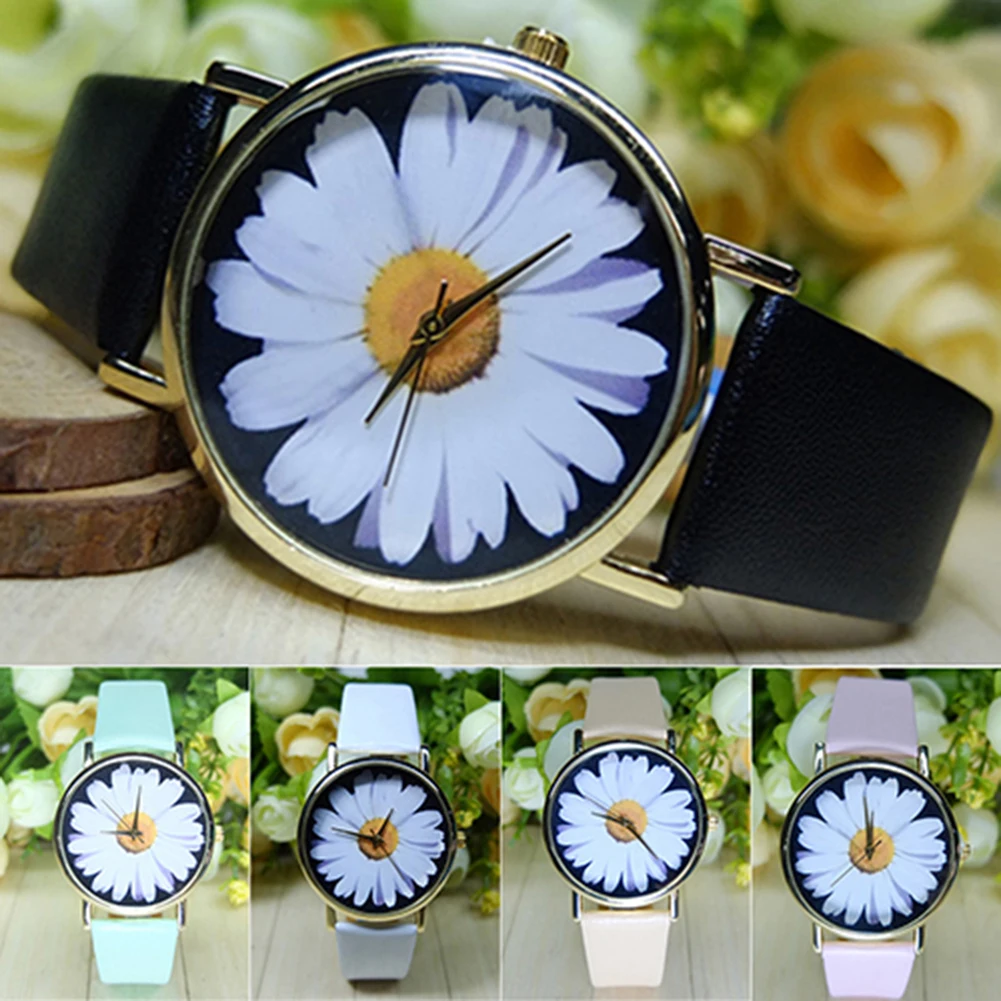 Часы женские кварцевые с кожаным ремешком модные маленькие винтажные простые