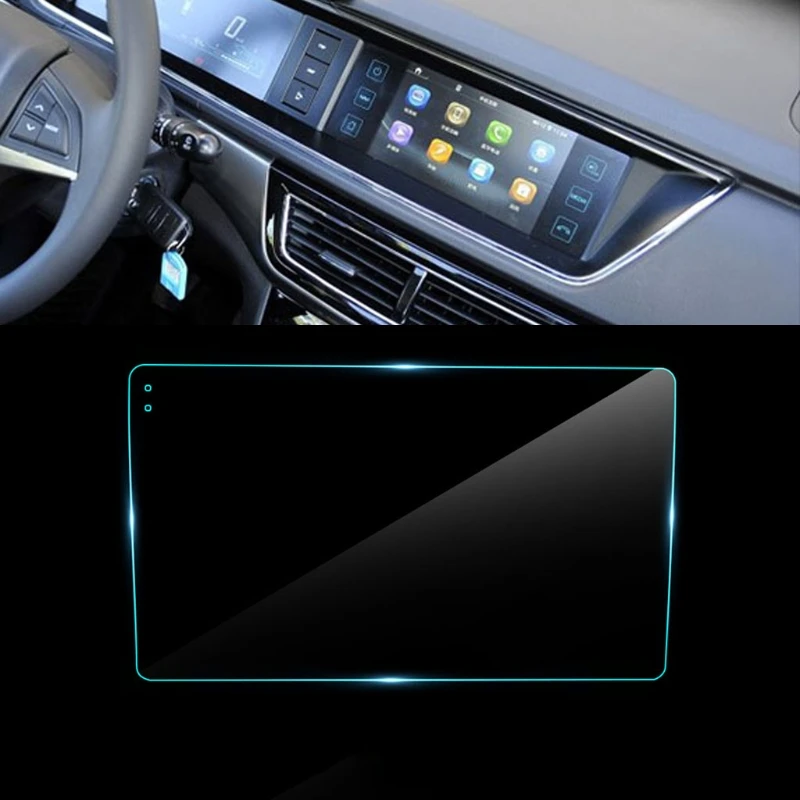 

Car Navigation Tempered Glass Touch Full LCD Screen Protective Film Auto Sticker