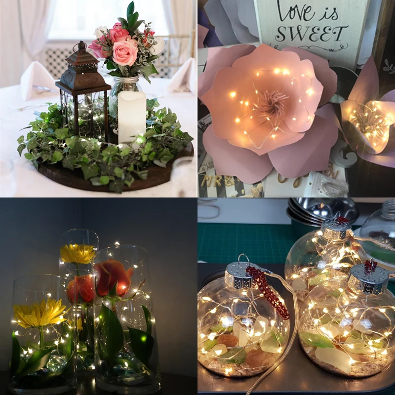 

10/20/30 LED string lights twinkle fairy light birthday party home decor wedding decoration battery powered 1m 2m 3m LED lights