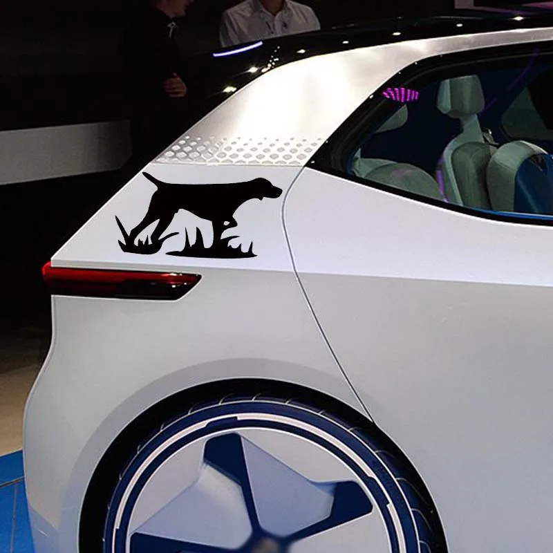 Яркая виниловая наклейка на бампер для охотничьей собаки | Автомобили и