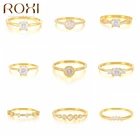 ROXI новое Для женщин Обручение кольца 925 стерлингового серебра 2021 тренд Юбилей пикантные свадебные кольца, ювелирное изделие, подарок Bague серебро