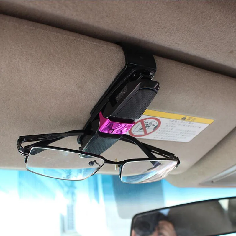 Зажим для солнцезащитных очков на козырёк автомобиля 1 шт.|Чехол очков| |