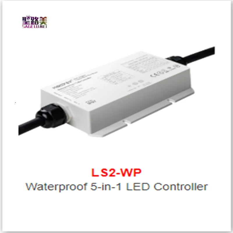 

Miboxer LS2-WP Waterproof 5-in-1 LED Controller 6A/Channel max20A DC12V~36V IP67 for Single Color CCT RGB RGBW RGBCCT Led Strip