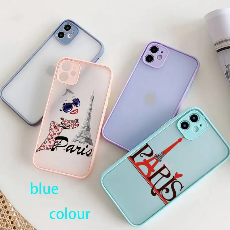 Эйфелева башня в Париж Франция чехол для телефона IPhone 12 11 Pro Max XR XS X SE2 6s 7 8 Plus