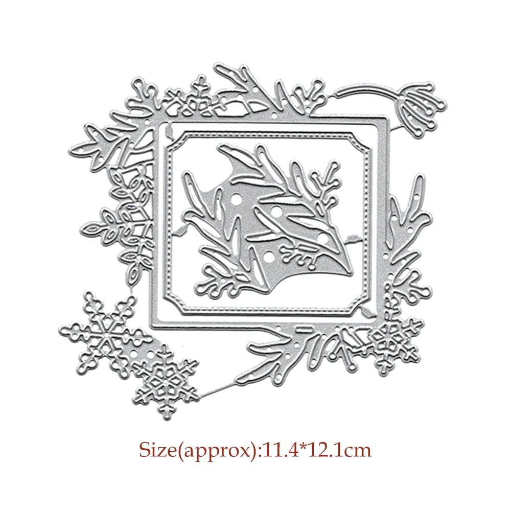 

Flower Frame Craft Dies For Paper Card Making Album Decor Troqueles Scrapbooking DIY Embossing Metal Die Cutting Stamps And Dies